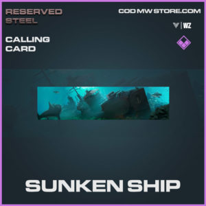 sunken ship calling card in Warzone and Vanguard