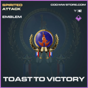 toast to victory emblem in Vanguard and Warzone