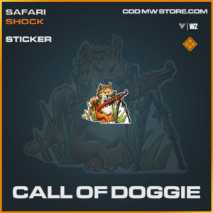 call of doggie sticker in Warzone and Vanguard