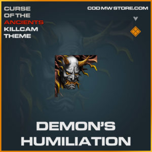 demon's humiliation killcam theme in vanguard and warzone