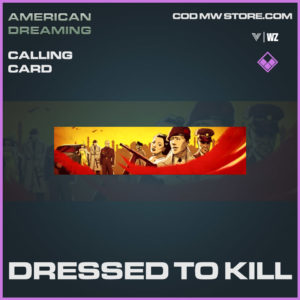 dressed to kill calling card in Warzone and Vanguard