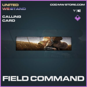 field command calling card in vanguard and warzone