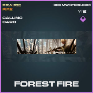 forest fire calling card in Warzone and Vanguard