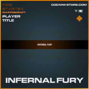 infernal fury player title in Warzone and Vanguard