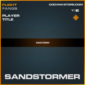 sandstormer player title in Warzone and Vanguard