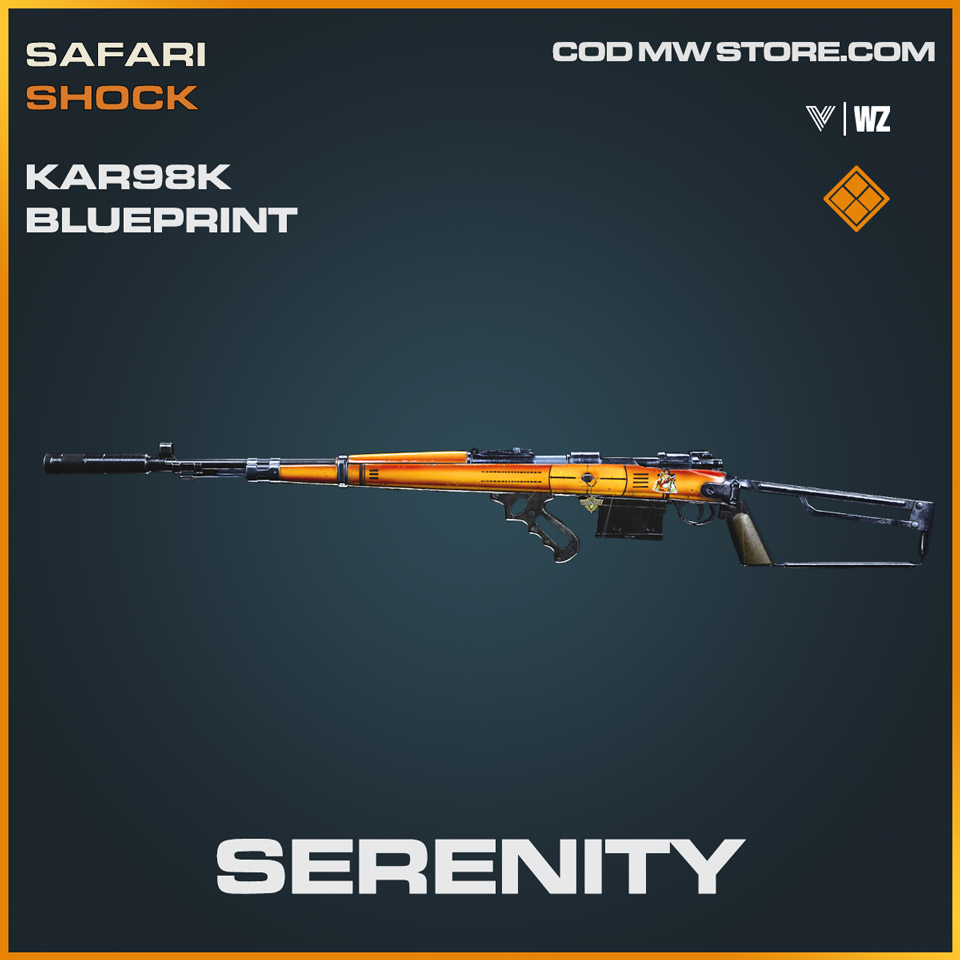 serenity kar98k blueprint in Warzone and Vanguard