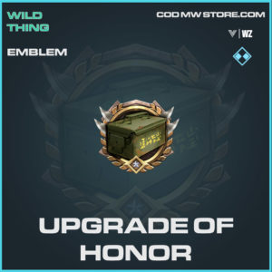 upgrade of honor emblem in vanguard and warzone