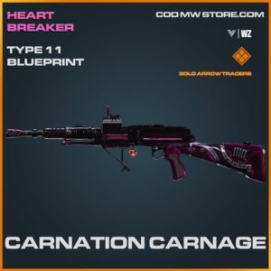 Carnation carnage type 11 blueprint skin in Warzone and Vanguard