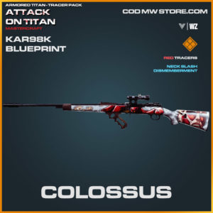 Colossus Kar98k blueprint skin in Warzone and Vanguard