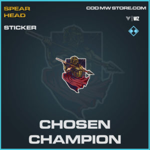chosen champion sticker in Vanguard and Warzone