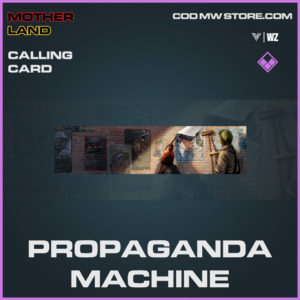 propaganda machine calling card in Warzone and Vanguard