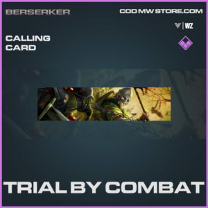 Trial by Combat calling card in Warzone and Vanguard