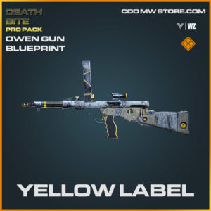 yellow label owen gun blueprint in Warzone and Vanguard