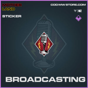 broadcasting sticker in Warzone and Vanguard