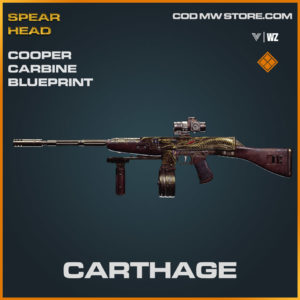 Carthage cooper carbine blueprint in Vanguard and Warzone