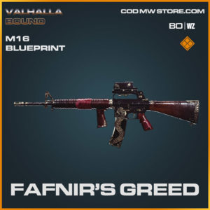 fafnir's Greed m16 blueprint in Black Ops Cold War and Warzone