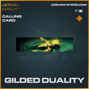 Gilded Duality calling card in Warzone and Vanguard