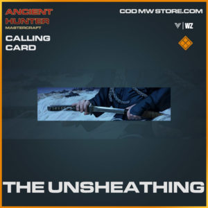 The Unsheathing calling card in Warzone and Vanguard
