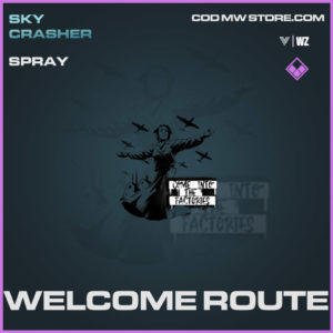 Welcome Route Spray in Warzone and Vanguard