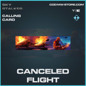 canceled flight calling card in Vanguard and Warzone