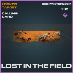 lost in the field calling card in Vanguard and Warzone