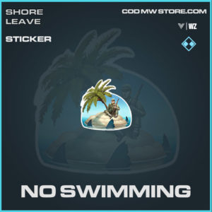 no swimming sticker in vanguard and warzone