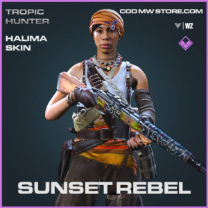 sunset rebel halima skin in vanguard and warzone