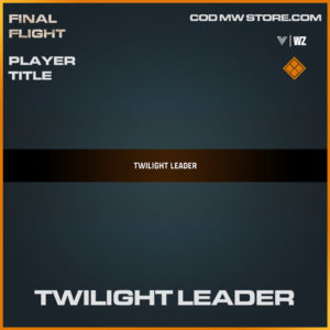 twilight leader player title in Vanguard and Warzone