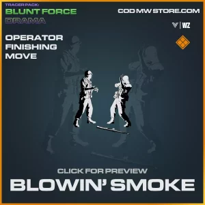 Blowin'Smoke finishing move in Warzone and Vanguard