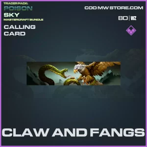 Claw and Fangs calling card in Warzone and Black Ops Cold War