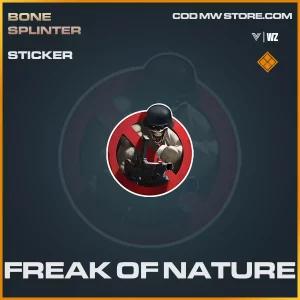 Freak of nature sticker in Warzone and Vanguard