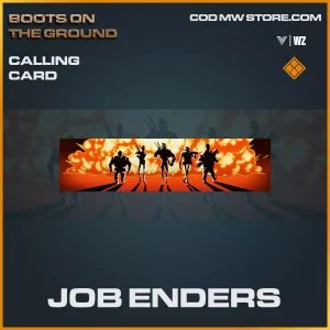 job enders calling card in Vanguard and Warzone