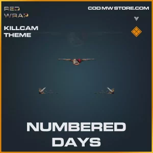 numbered days killcam theme in Vanguard