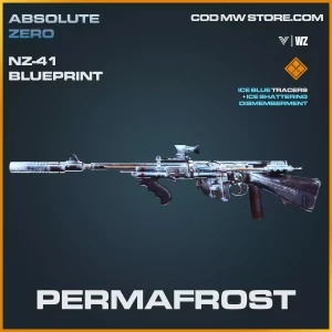 Permafrost NZ-41 blueprint skin in Warzone in Vanguard