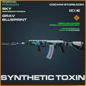 Synthetic Toxin Grav blueprint skin in Warzone and Black Ops Cold War