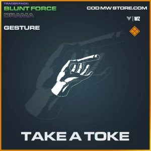 Take a Toke Gesture in Warzone and Vanguard