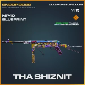 Tha Shiznit MP40 Skin blueprint in Warzone and Vanguard
