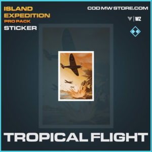Tropical Flight sticker in Warzone and Vanguard