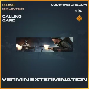 Vermin Extermination calling card in Warzone and Vanguard
