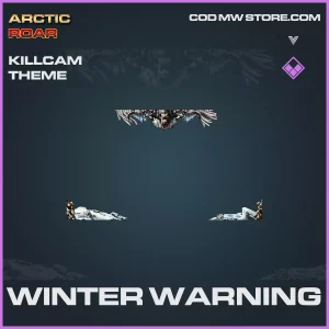 Winter Warning Killcam theme in Warzone and Vanguard