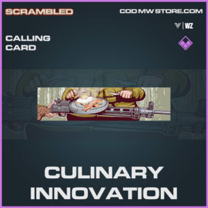 culinary innovation calling card in Vanguard and Warzone