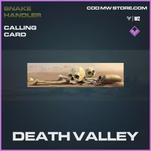 death valley calling card in Vanguard and Warzone