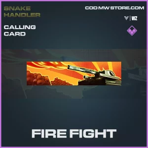 fire fight calling card in Vanguard and Warzone