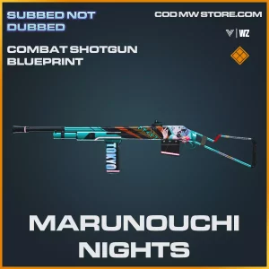 marunouchi nights combat shotgun blueprint in Vanguard and Warzone