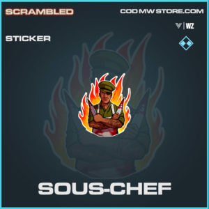 sous-chef sticker in Vanguard and Warzone