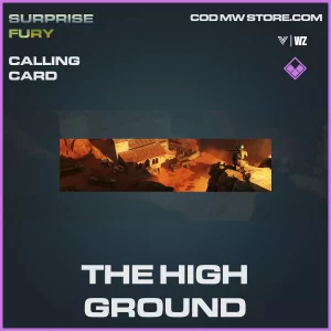 the high ground calling cardin Vanguard and Warzone