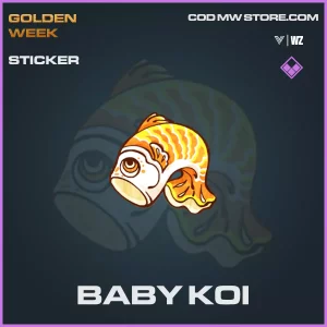 Baby Koi sticker in Warzone and Vanguard