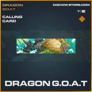 Dragon G.O.A.T calling card in Warzone and Vanguard