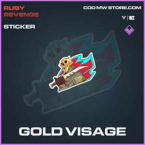 Gold Visage sticker in Warzone and Vanguard