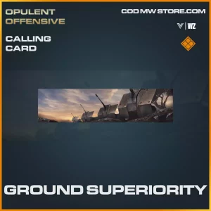 Ground Superiority calling card in Warzone and Vanguard